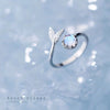 Bague en pierre de lune ajustable