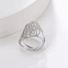 Bague Triskel réglable