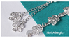 Bracelet en métal argenté en filigrane