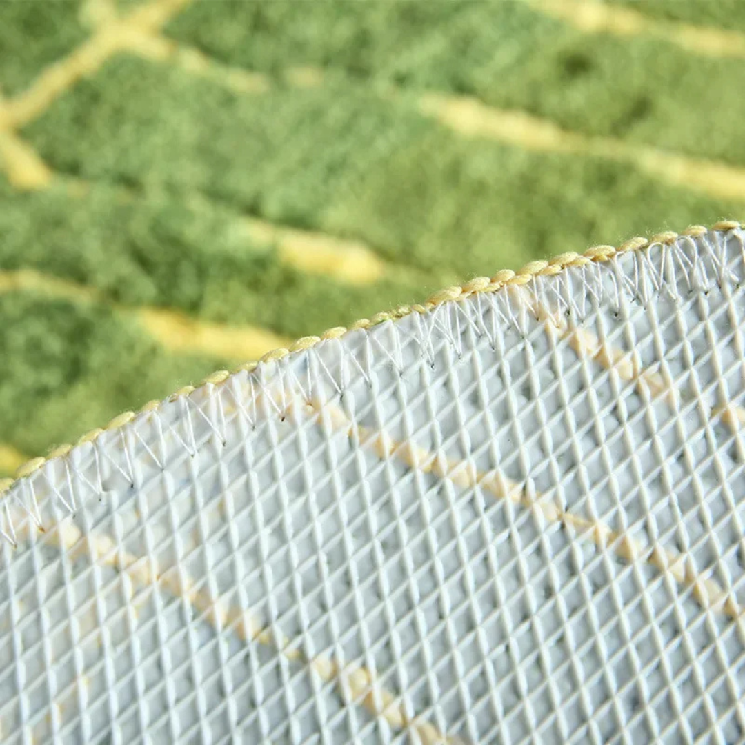 Tapis de bain VelvetLeaf | Tapis de bain Flocke à l'aspect luxueux et à la technologie antidérapante