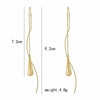 Boucles d'oreilles gouttes d'eau simples