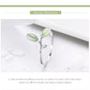 Bague en feuille d'opale verte