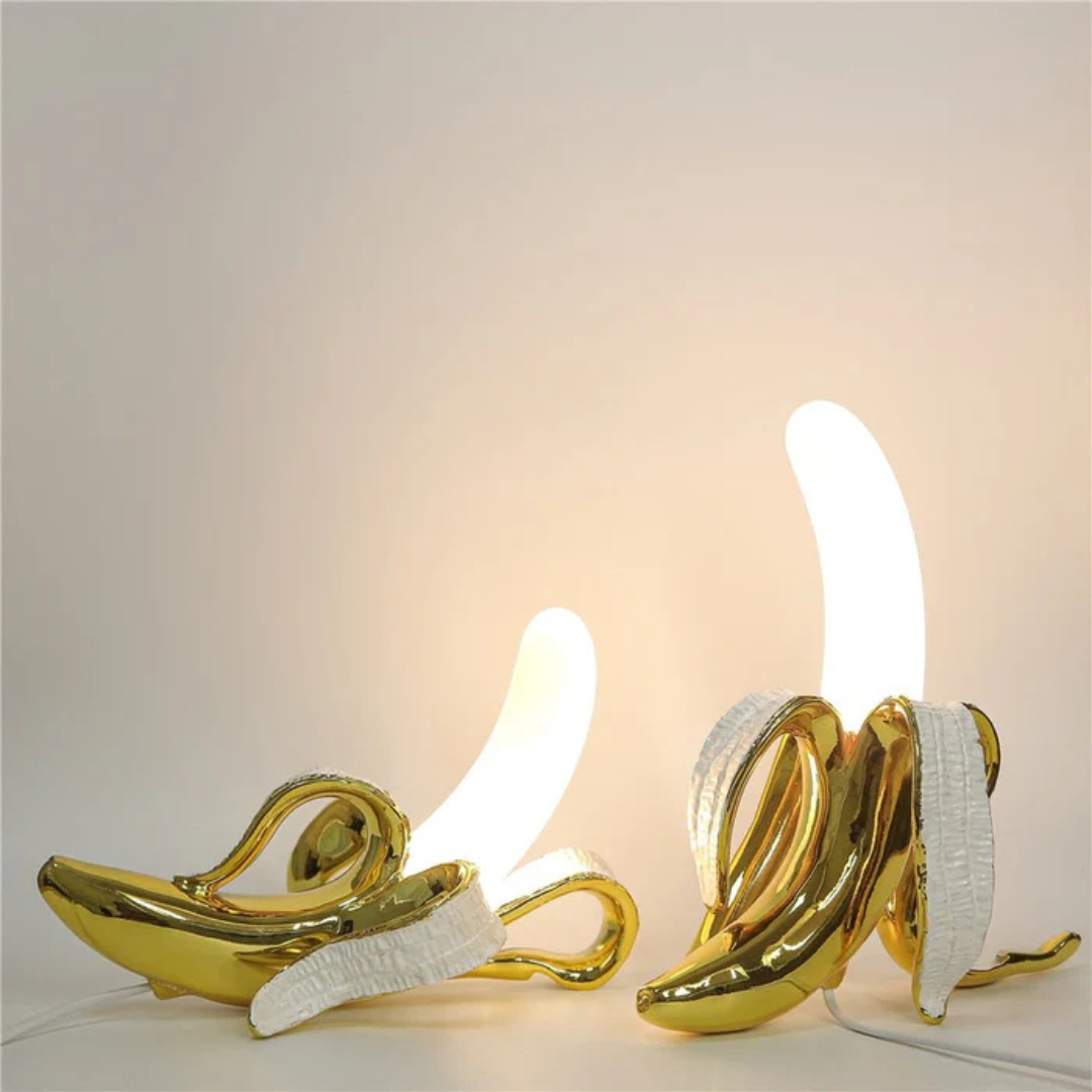 GoudenAura Luxe Banane Lampe de Table LED | Éclairage élégant pour une ambiance envoûtante