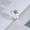 Bague en forme de ceinture en argent S925