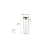AquaElegance Carafe de Luxe avec Couvercle | Ustensiles de boisson durables et élégants pour un usage quotidien