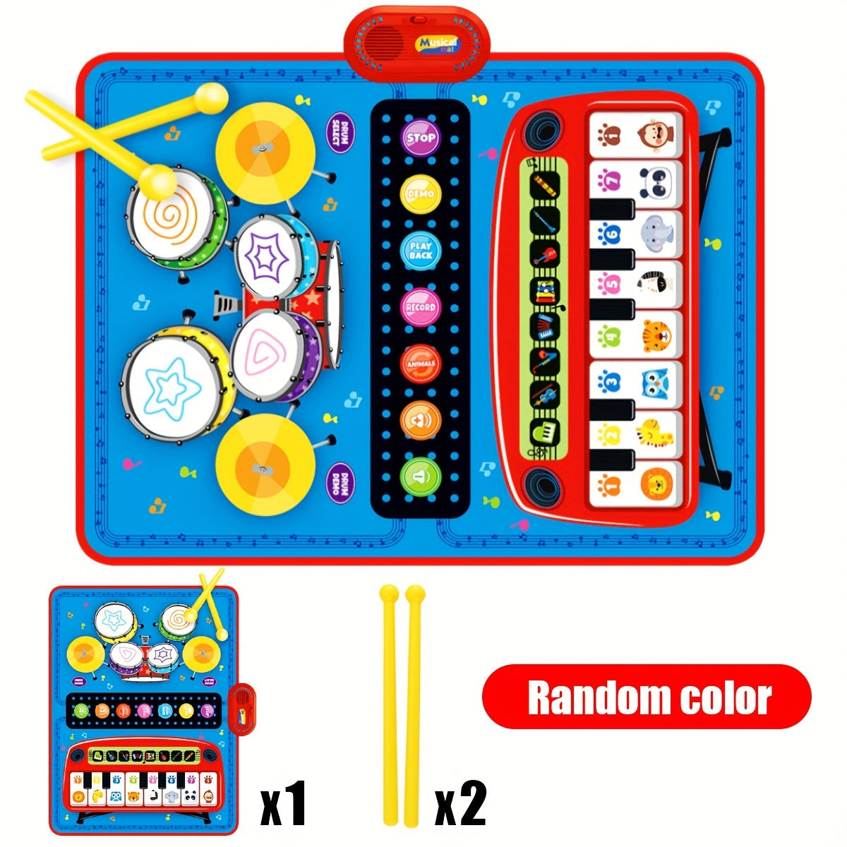 Tapis de Jeu Musical Coloré - Pour une Expérience Musicale Créative