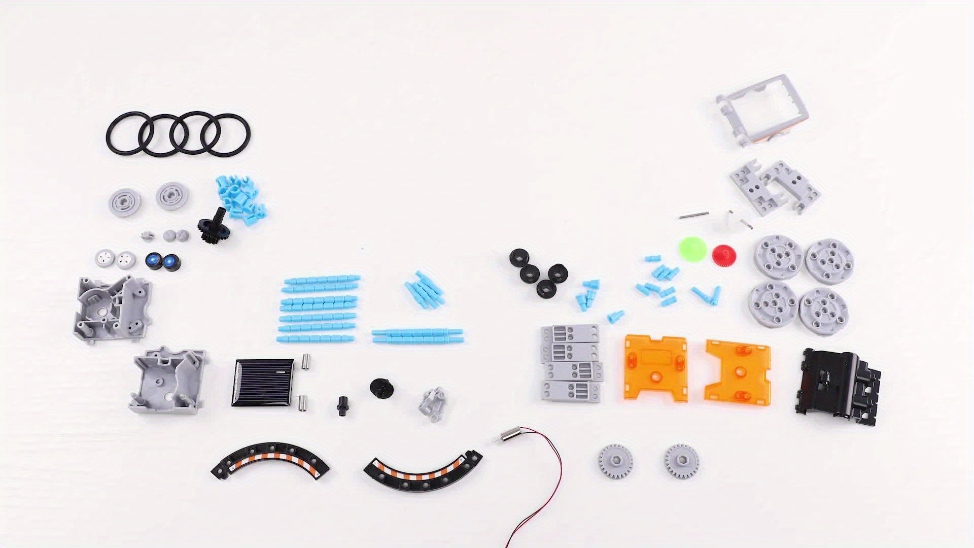 Solar Robo Builder - Jouet éducatif de construction 12-en-1 à énergie solaire