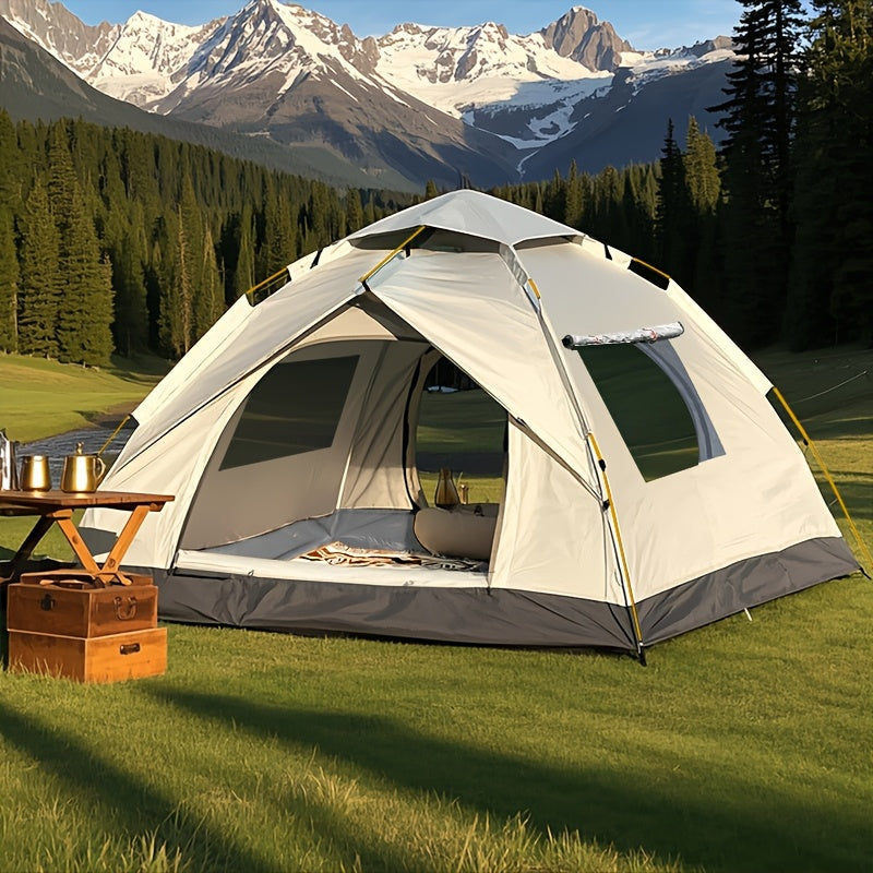 Tente de Camping Pliable Automatique – Confortable et Durable pour Aventures en Plein Air