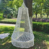 Fauteuil Suspendu Tissé à la Main BohoSwing – Ambiance Bohémienne Détendue
