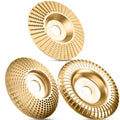 Ensemble de disques abrasifs en carbure de tungstène pour meuleuses d'angle – 3 pièces, 100 mm & 84 mm, alésage 16 mm