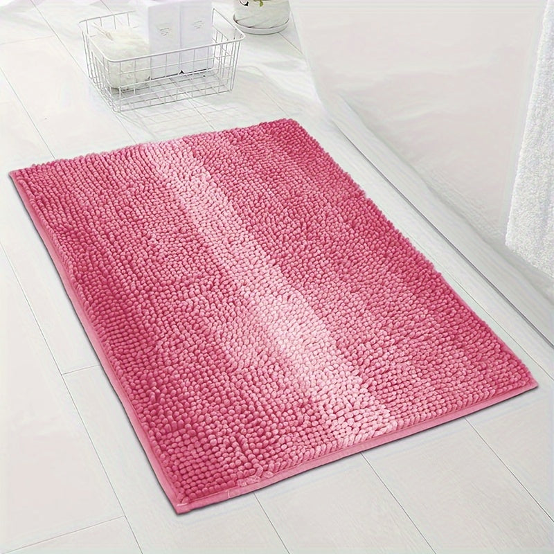 Tapis de Bain en Chenille – Luxe et Confort pour la Salle de Bain et l'Entrée