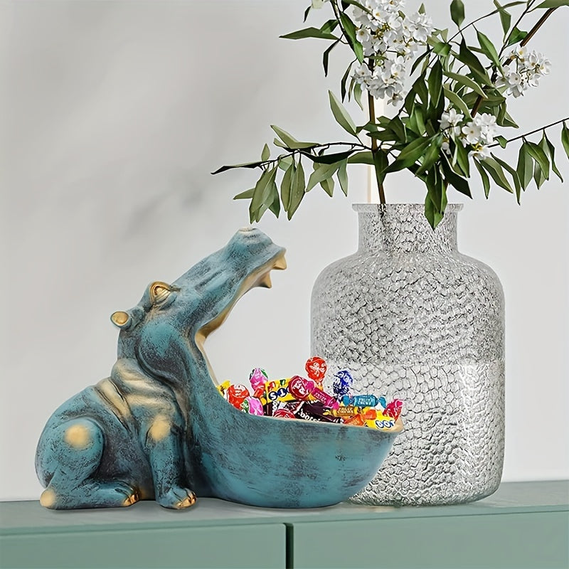 Bac Hippopotame Amusant - Pratique et Humoristique pour Votre Intérieur