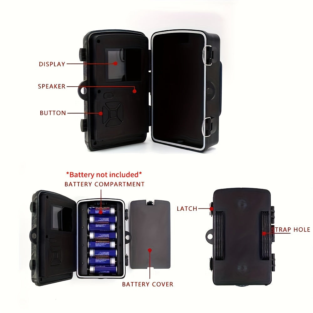 TrailGuard HD Caméra de Chasse – Durable, Résistante aux Intempéries et Avec Vision Nocturne