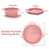 Bol de Nettoyage en Silicone Pliable