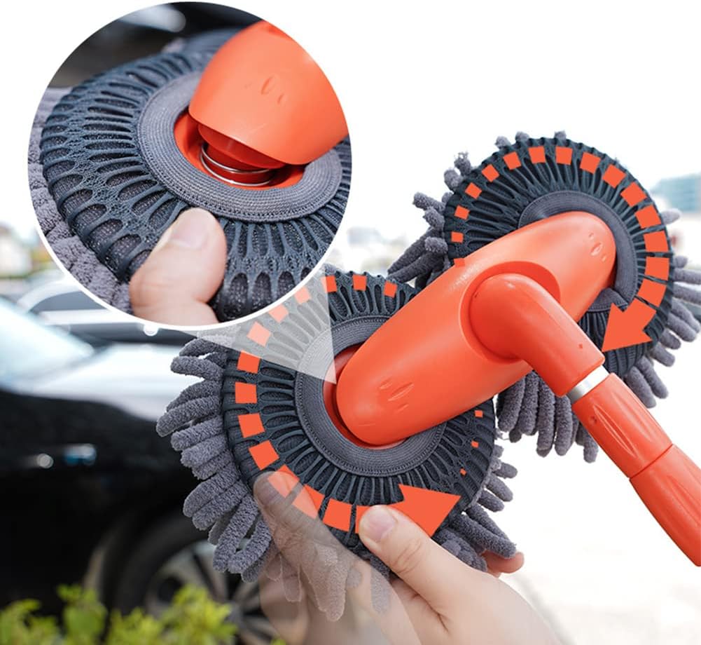 Brosse à voiture télescopique | Réglable & Télescopique | Multifonctionnelle pour voitures & maison