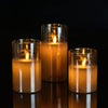 Ensemble de Bougies LED LuxeGlow | Bougies élégantes télécommandées avec minuterie d'arrêt automatique pour une ambiance sereine
