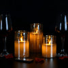 Ensemble de Bougies LED LuxeGlow | Bougies élégantes télécommandées avec minuterie d'arrêt automatique pour une ambiance sereine