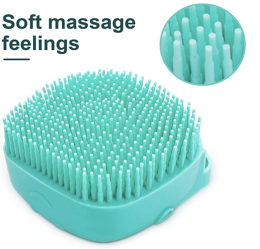 Brosse douce pour le bain et le toilettage des animaux de compagnie