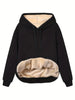 Sweat à capuche en fausse fourrure | Pull confortable et élégant pour les jours froids