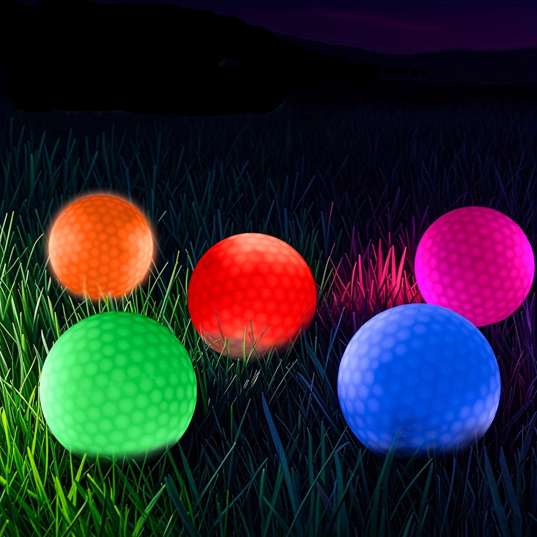 Caiton – Pack de 6 balles de golf LED avec capteur | Balles de golf lumineuses | Pour le golf de nuit, les fêtes et les idées de cadeaux