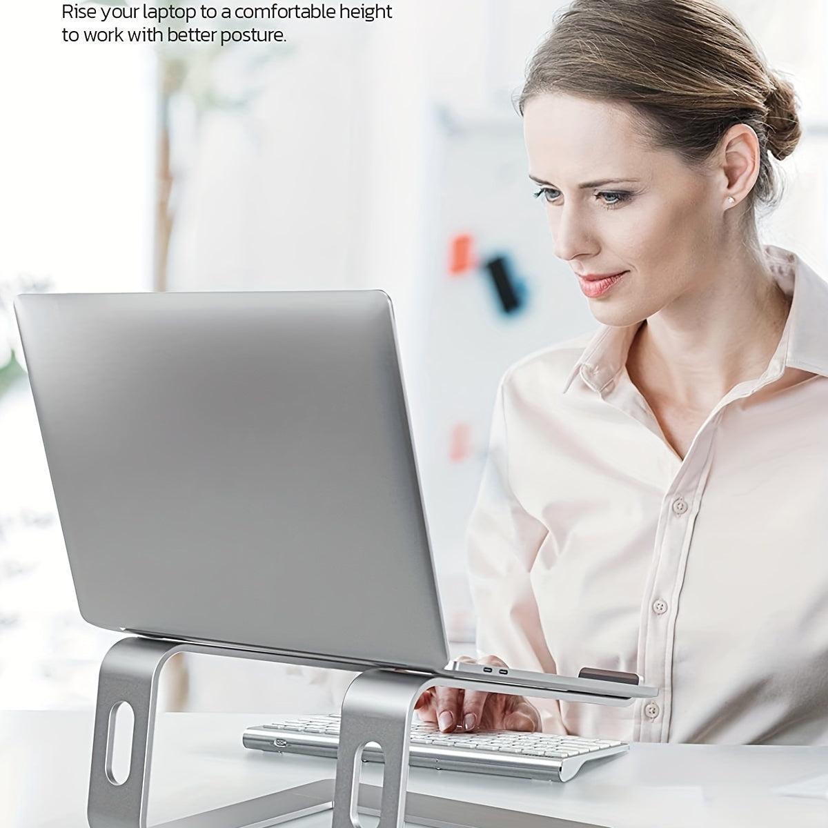 Support d'ordinateur portable en aluminium – Ergonomique et Ventilé