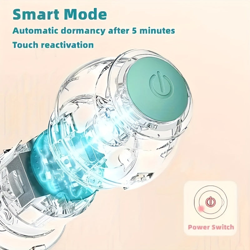 Balle interactive intelligente pour chats - Jouet roulant automatique pour un plaisir interactif