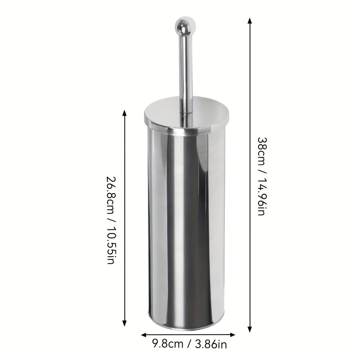 Brosse de Toilette avec Long Manche et Support Hygiénique – Durable et Élégant