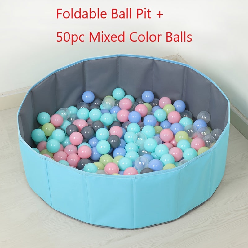 Bac à Balles Océan FunZone - Coloré, Pliable et Sécuritaire pour Amusement des Petits