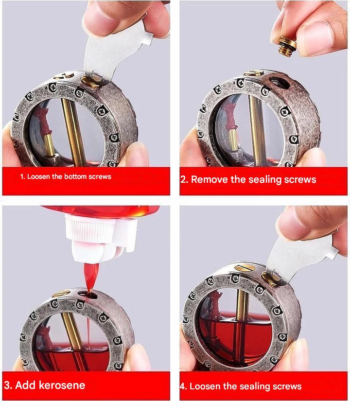 Briquet Ancien Transparent – FlintAura
