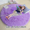 Tapis Ronde Fluffy - Clouda