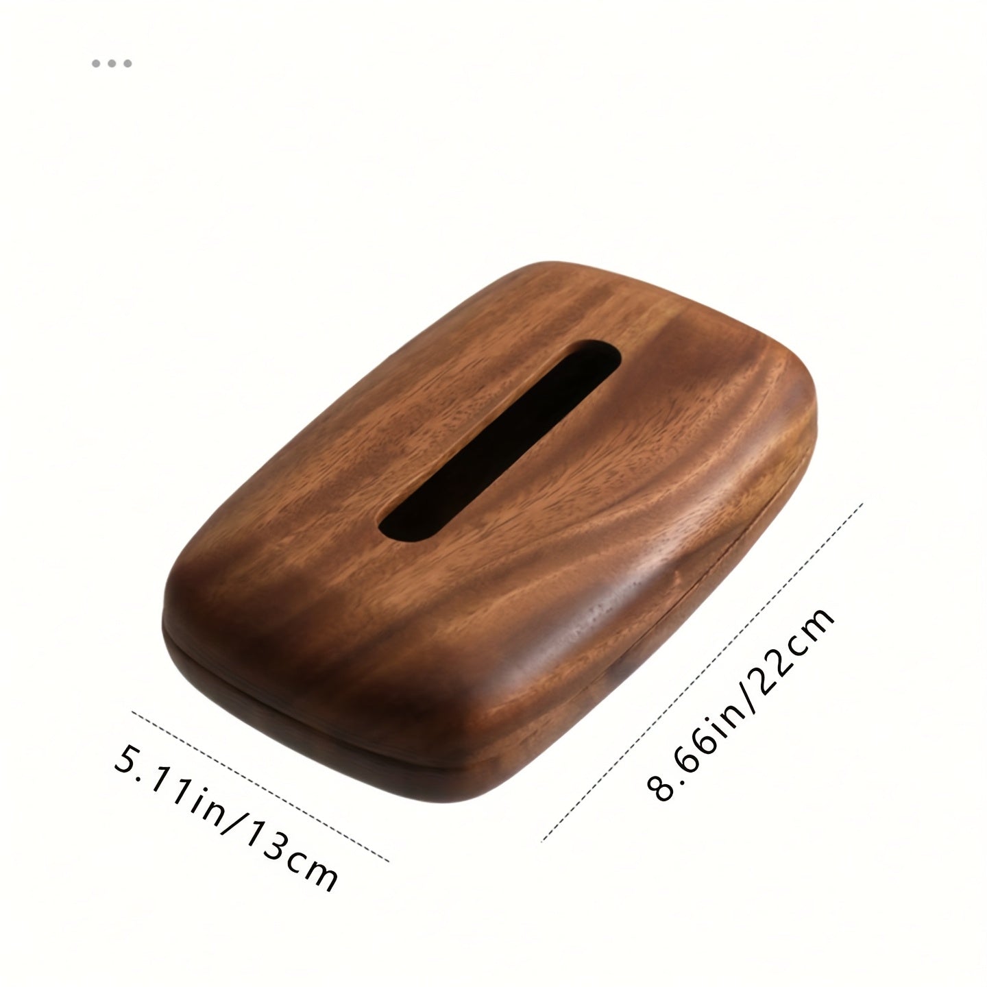 Boîte à tissues en noyer – Design élégant et fonctionnel