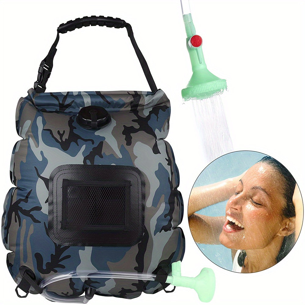 SunnyFlow Sac de Douche Solaire – Pratique, Étanche et Avec Thermomètre