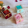 Boîte de Fleurs d'Amor – Rose Éternelle avec Gravure pour la Saint-Valentin