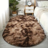 Tapis Oval en Velours Nest Luxueux et Douillet | Décor doux et lavable à la main pour chambres et salons, parfait pour les tables basses et les entrées.
