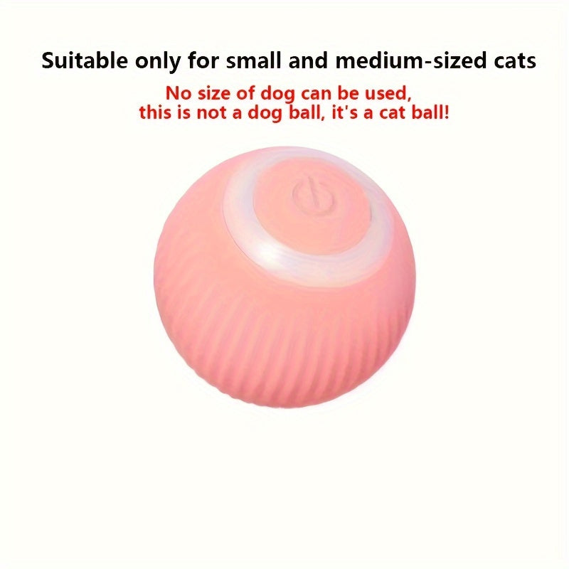 Balle interactive intelligente pour chats - Jouet roulant automatique pour un plaisir interactif