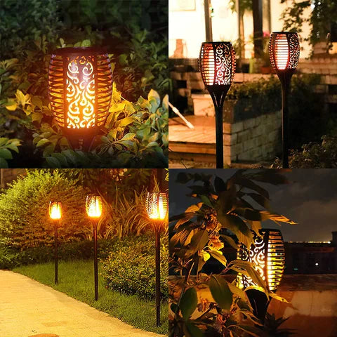 Torches de Jardin Solara à Énergie Solaire – Éclairage Magique en Flamme pour l'Extérieur