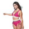 Bikini élégant, taille haute, sculptant