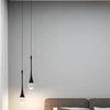Suspension en verre avec une lumière chaude - Vetra