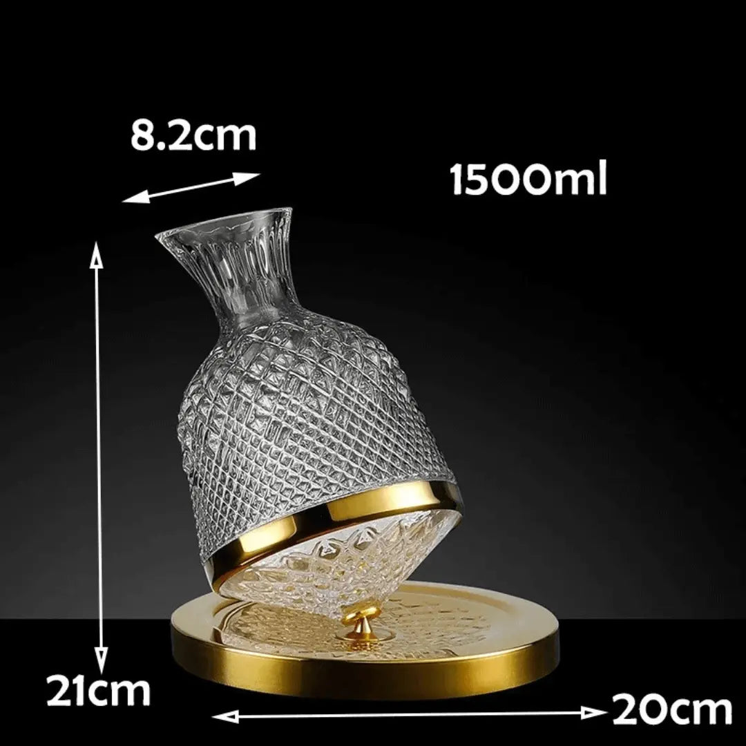 NobleVino Carafe à Vin Luxe | Carafe élégante pour une circulation optimale de l'air et une expérience gustative raffinée