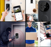 Sonnette Wi-Fi intelligente noire avec caméra – Noctiq