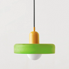 Suspension ColorLoop – Lampe suspendue Bauhaus artistique avec lumière chaude