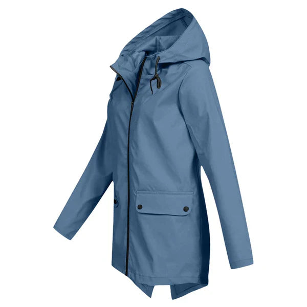 Veste de Pluie Tendance pour Dames avec Capuche - Liora