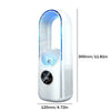202Portable Airco - Climatisation Portable Silencieuse - Alimentée par USB - 6 Vitesses - Pour la Maison, le Bureau & les Voyages - Blanc/Bleu