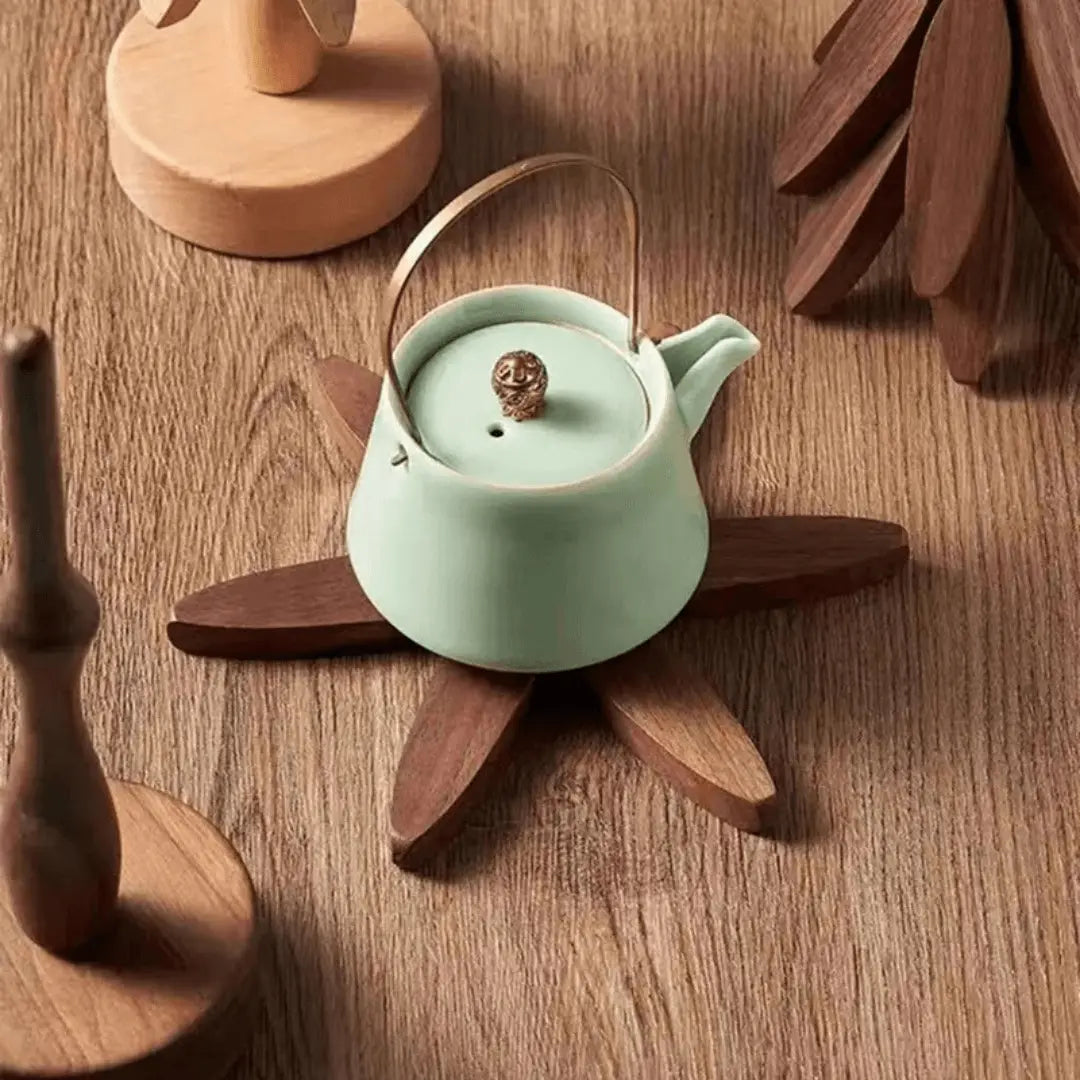 Sous-verres en bois élégants – NatureGuard