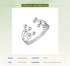 Bracelet ouvert large avec perles en argent