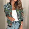 Veste zippée imprimée tendance pour femmes - Faye