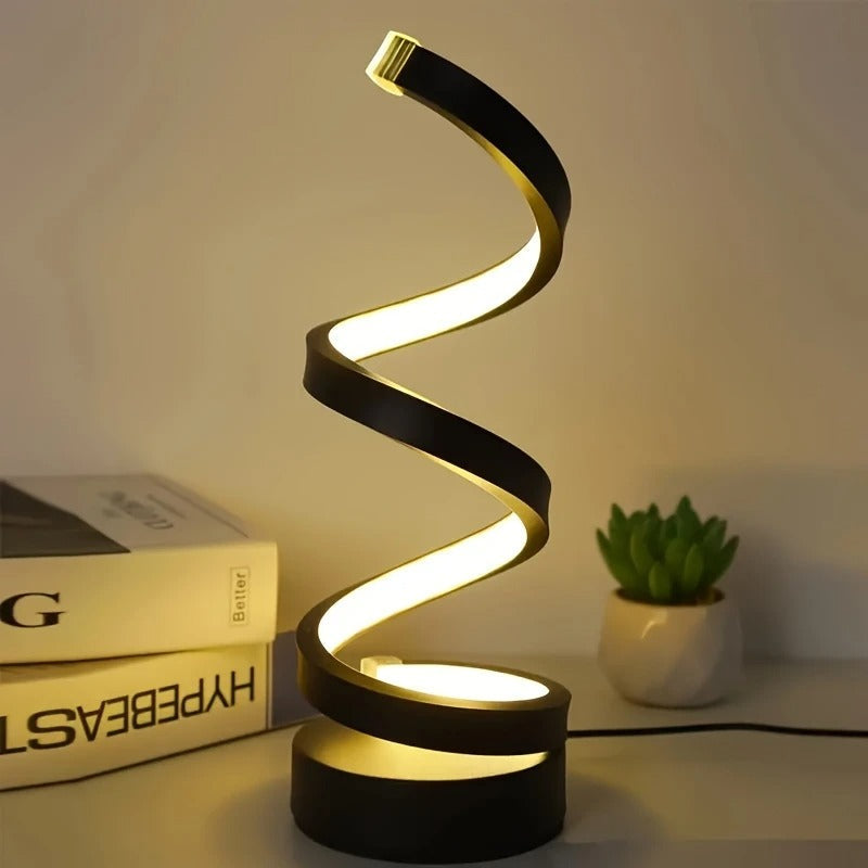 TwistLight - Lampe de Table LED Moderne Design Spirale