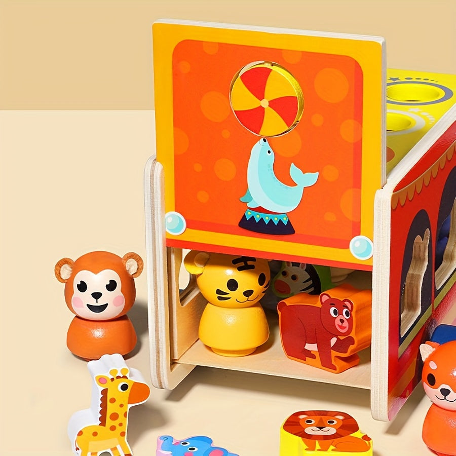Camion d'Animaux de Cirque Éducatif - Pour le Jeu Créatif et l'Apprentissage