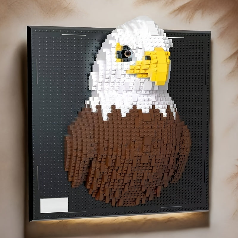 Art mural créatif 3D – Collection Requin et Aigle
