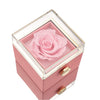 Boîte de Fleurs d'Amor – Rose Éternelle avec Gravure pour la Saint-Valentin